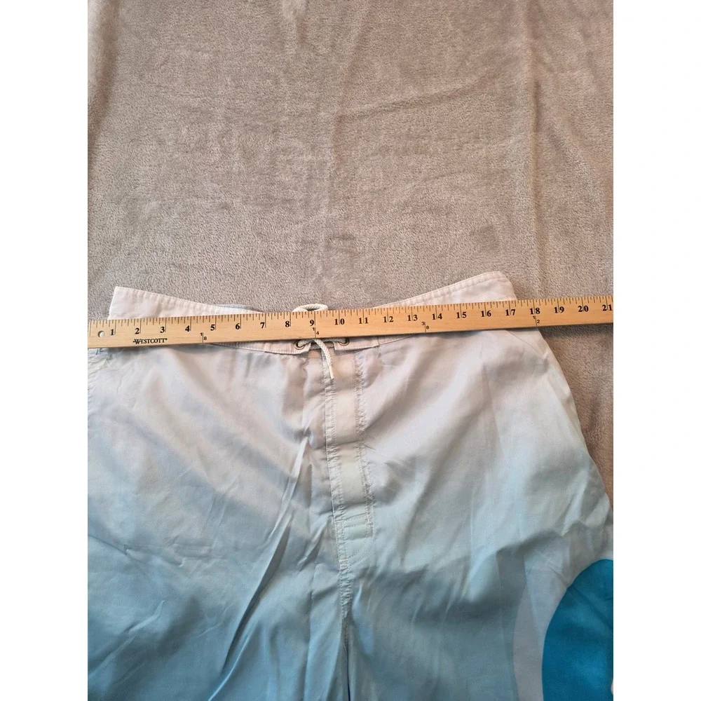 Tommy Hilfiger Shorts Mens Size Xl Blue White Ombre Surfer Board Shorts Swim